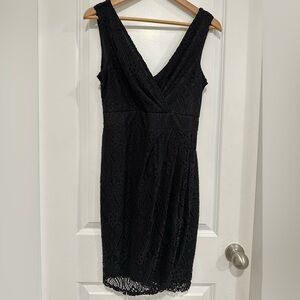 Le Chateau Black Lace Dress Women’s Size Medium